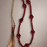 Collar Flores en Cristales