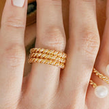 Anillo Mimbre Triple