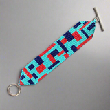 Pulsera Geométrica Turquesa