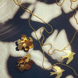 5 Swallows Earrings