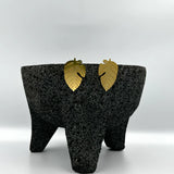 Aretes Hoja Calada