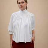 Top Alba Blanca Lino