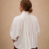 Top Alba Blanca Lino