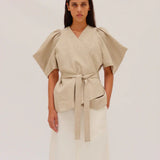 Ensamble Mangas Volumen Beige