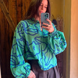 Camisa Manga Globo - Sabia Flor