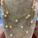 Long Pearl Necklace CJ47