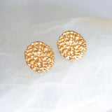 Straw Texture Earrings 