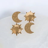 Sun and Moon Earrings