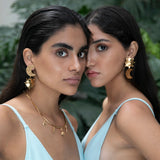 Sun and Moon Earrings