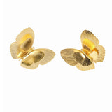 Aretes Mariposa Monarca Mediano