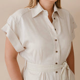 Valentina Dress - Bone 